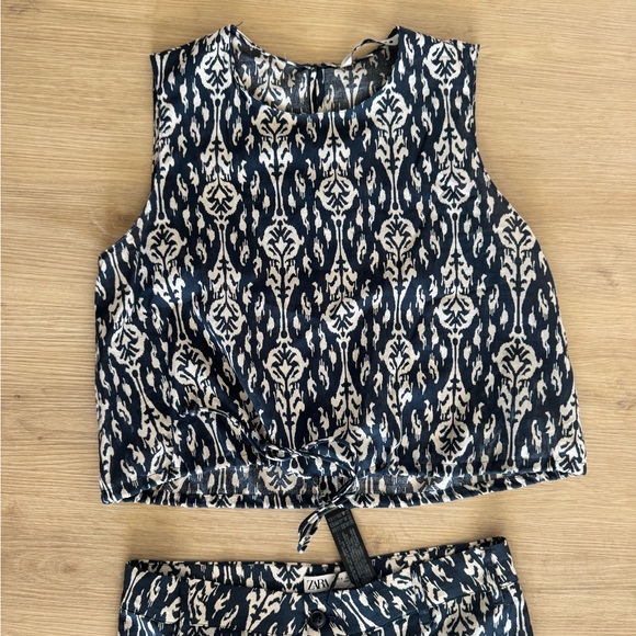 Zara Patterned Two-Piece Set - Picture 2 of 6